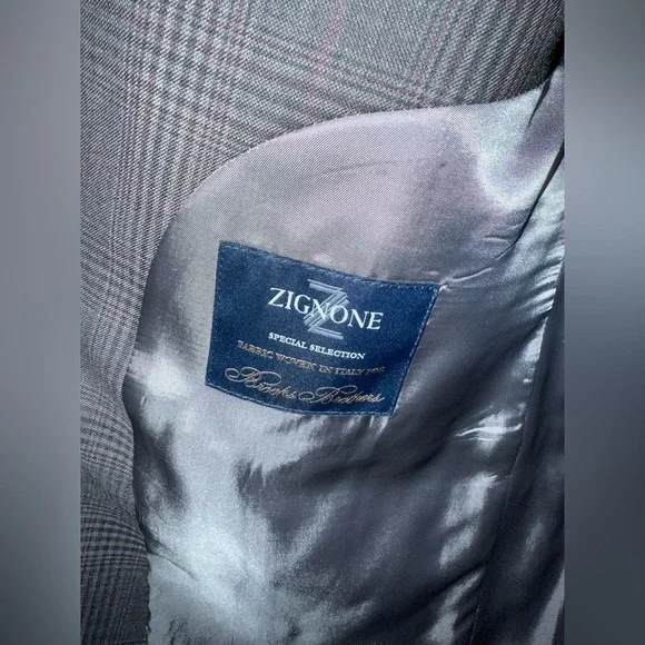 Brooks Brothers Classic Fit (Regent) Checkered Sport Coat 46R - Picture 6 of 9